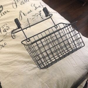 Black Metal Wire Basket